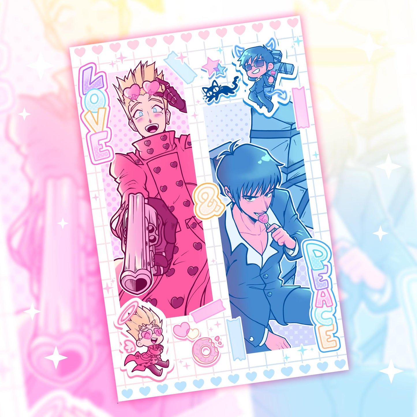 Trigun Love & Peace Small Print - 5,5x8,5"