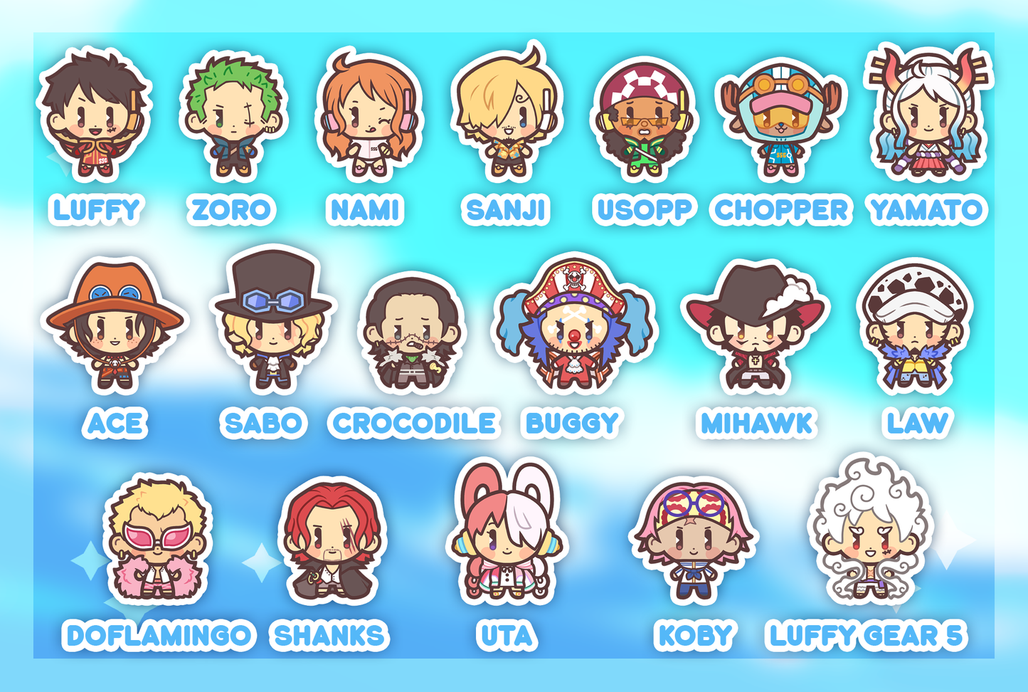 One Piece - Openable Shaker Keychain Charm