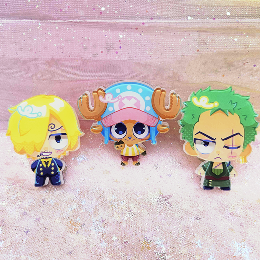 One Piece Eye Tracking Standees - Sanji Zoro Chopper