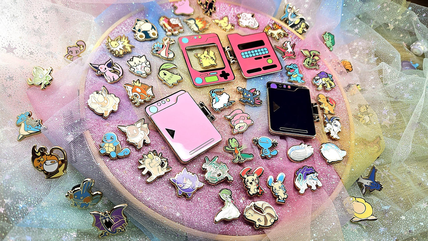 Pokédex Hinged Enamel Pin