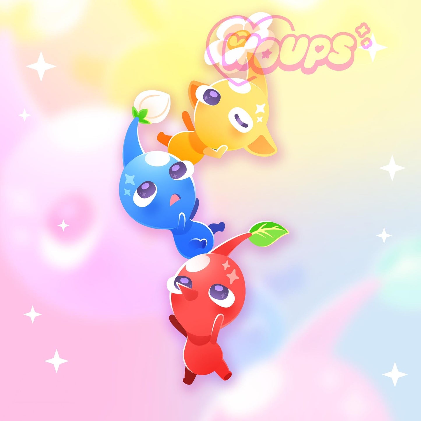 Pikmin Line - Vinyl Sticker