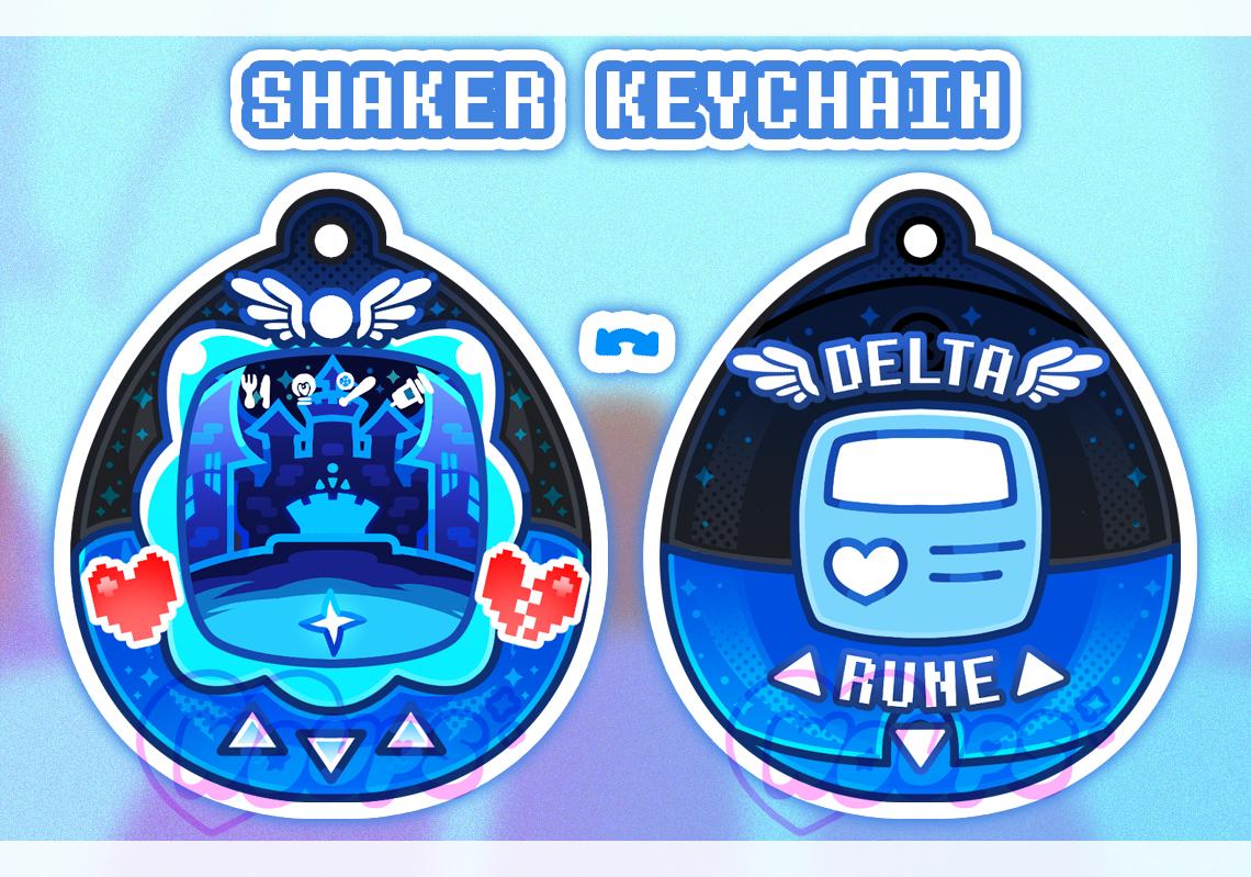 Deltarune - Openable Shaker Keychain Charm