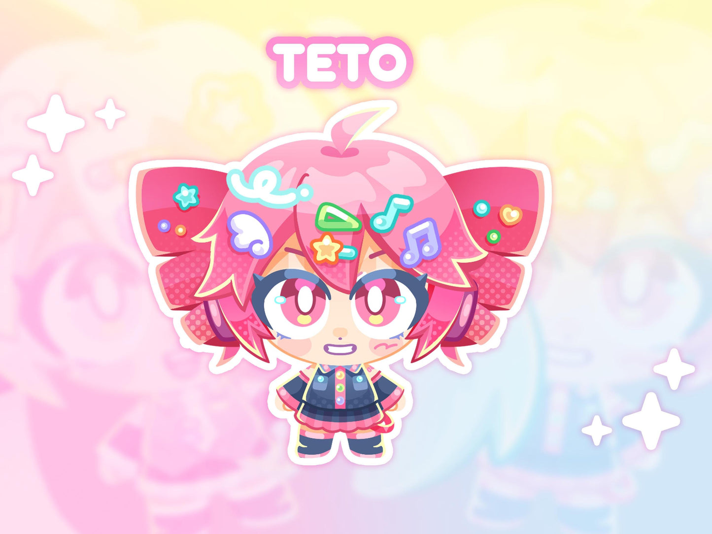 Vocaloid Eye Tracking Standees - Hatsune Miku Kasane Teto