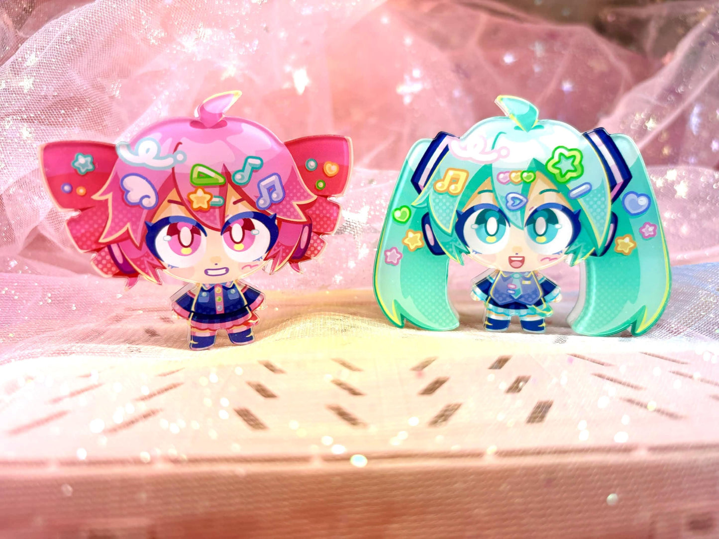 Vocaloid Eye Tracking Standees - Hatsune Miku Kasane Teto