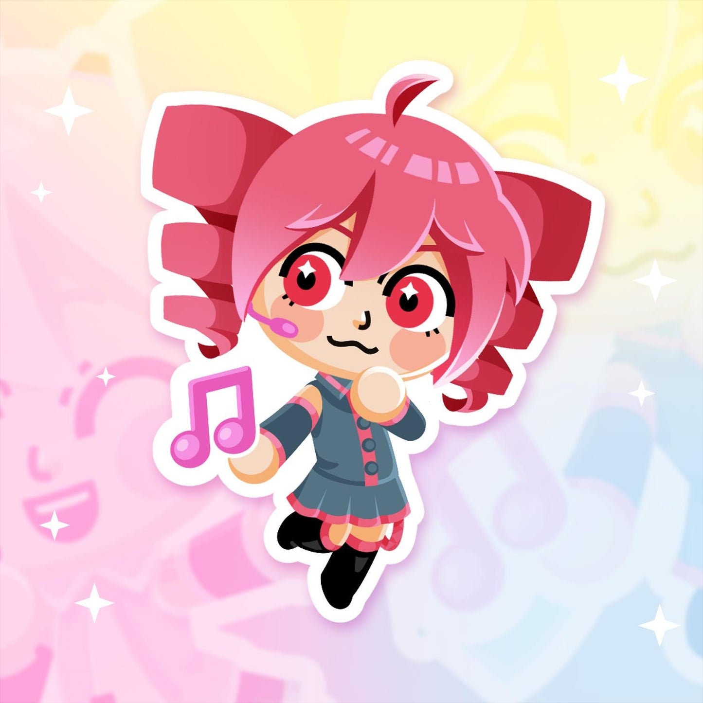 Vocaloid Stickers - Mii Miku Teto
