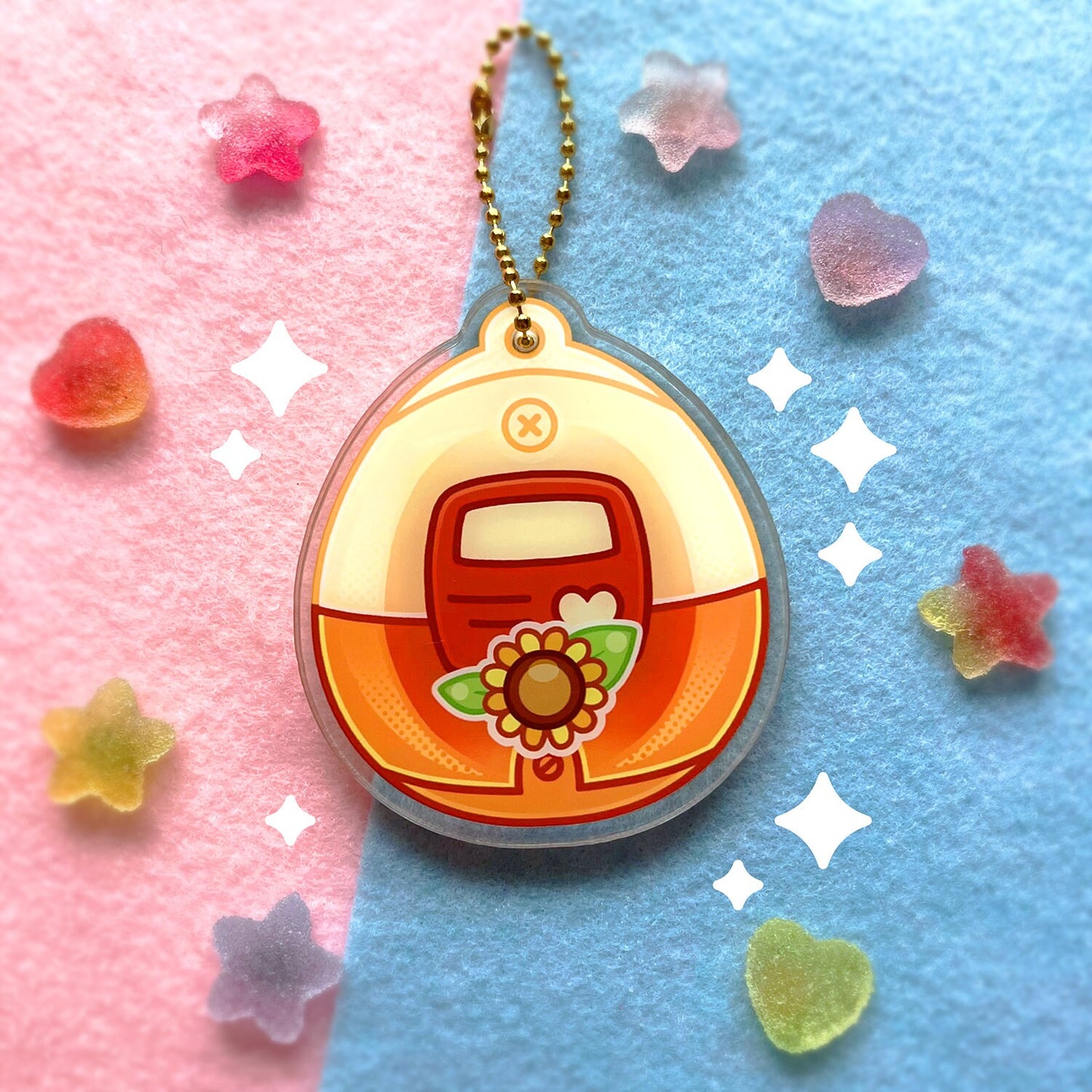 Tamagotchi - Hamtaro Shaker Keychain