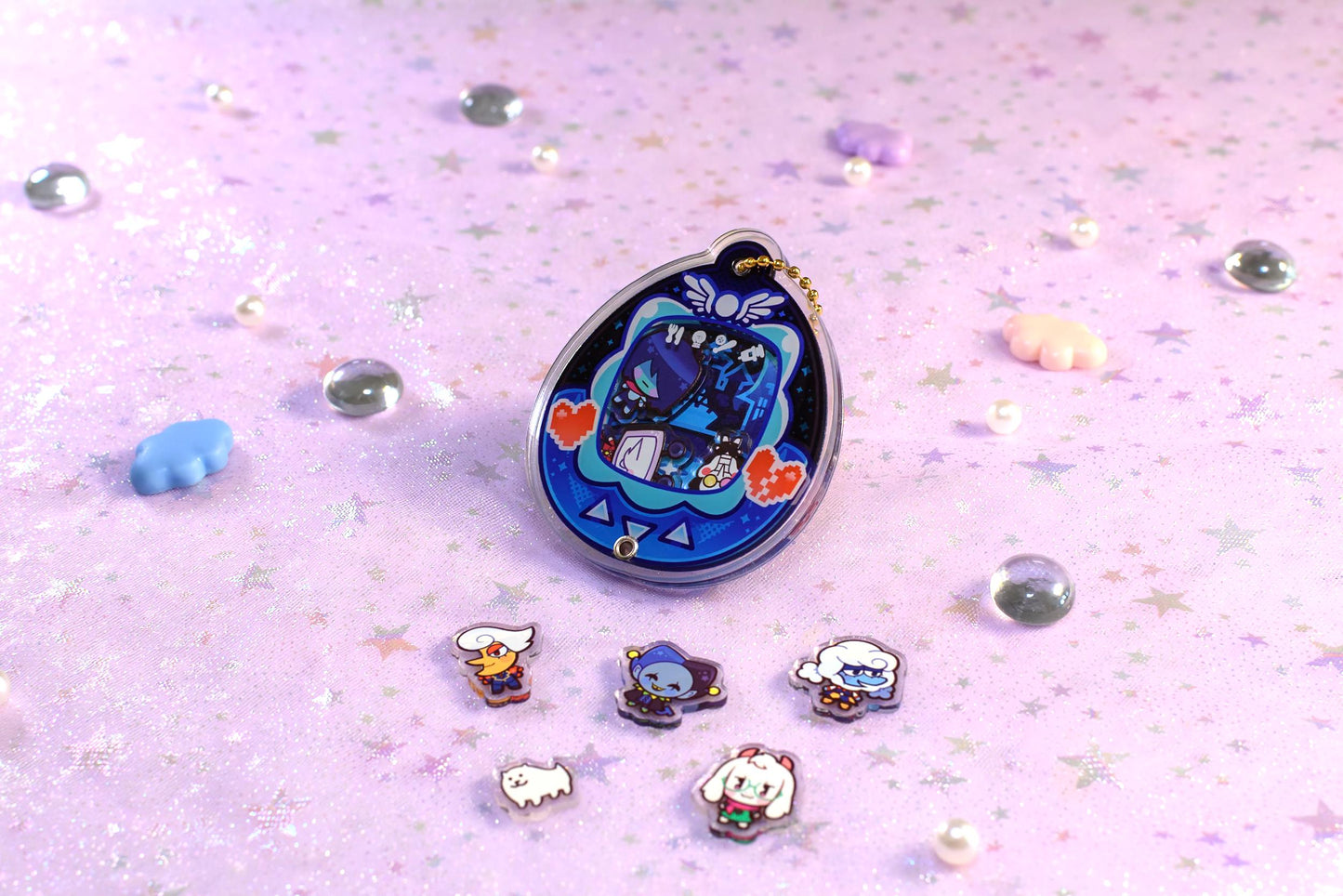 Deltarune - Openable Shaker Keychain Charm