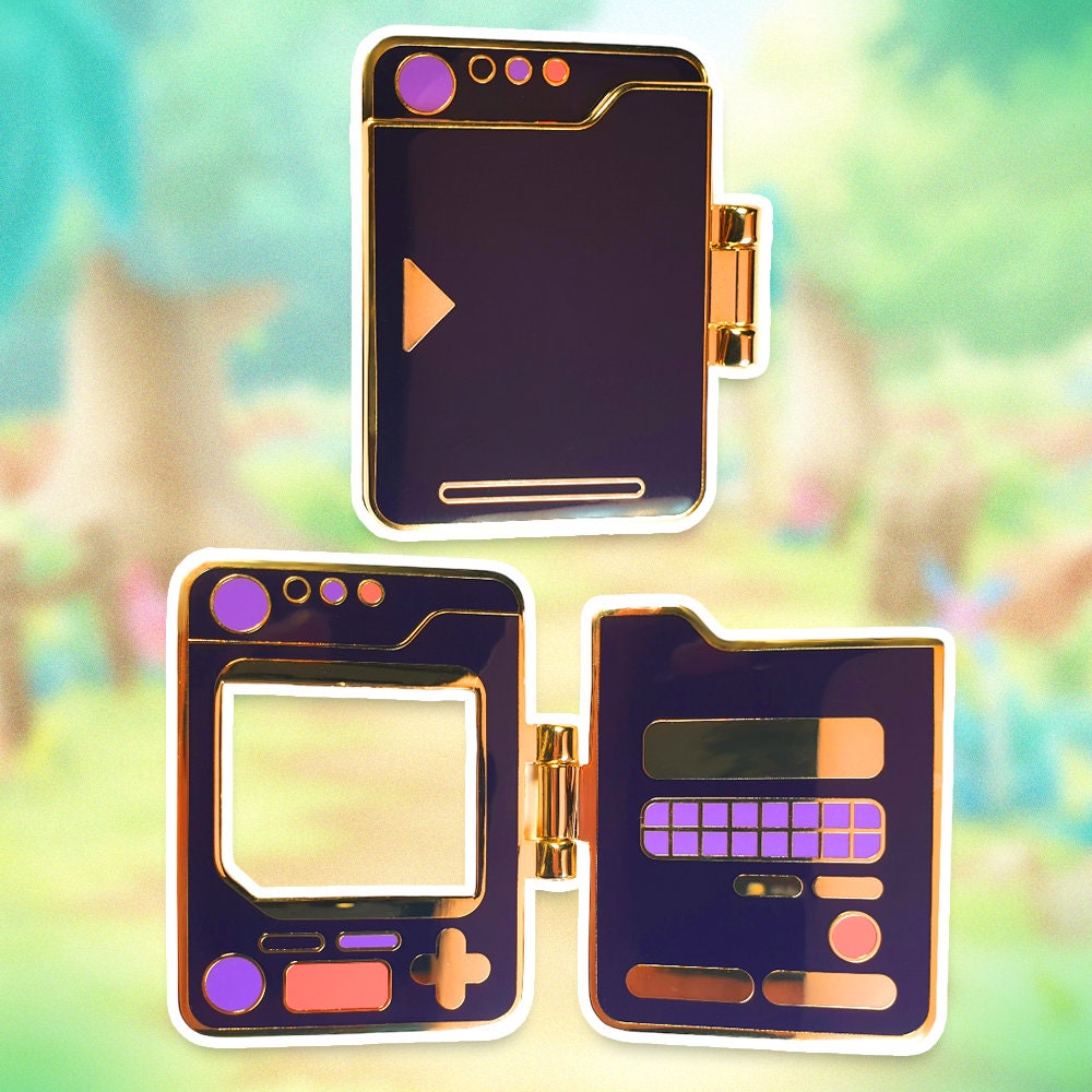 Pokédex Hinged Enamel Pin