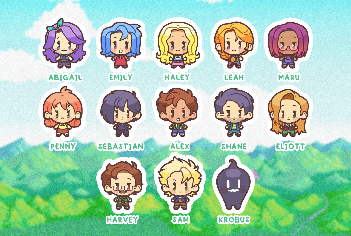 Stardew Valley Tamagotchi - Openable Shaker Keychain Charm