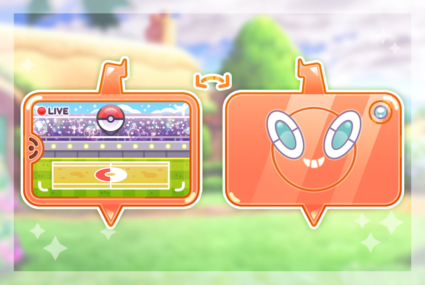 Pokemon Trainers - Openable Shaker Keychain Charm