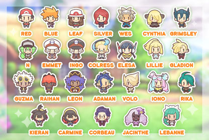 PREORDER - Pkmn Trainers - Openable Shaker Keychain Charm