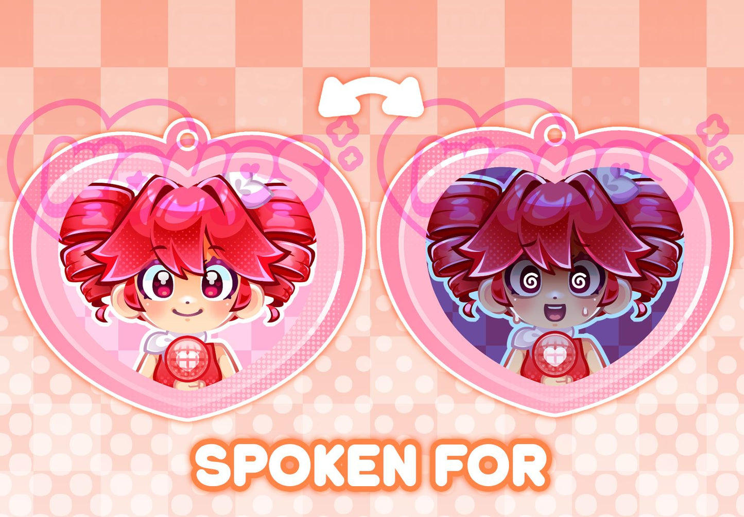 Vocaloid Flavor Foley Lenticular Keychain Charm