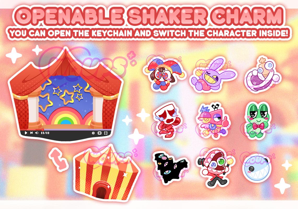 The Amazing Digital Circus - Openable Shaker Keychain Charm