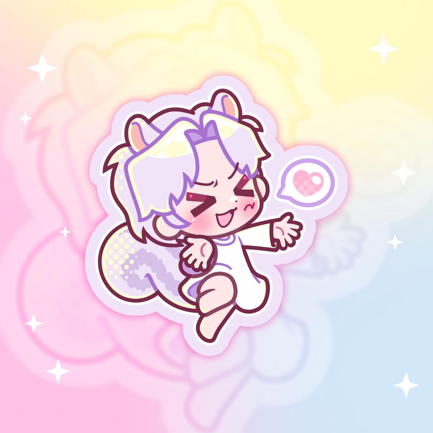 My Guildmate Next Door / Virtual Strangers - Ji9star Sticker
