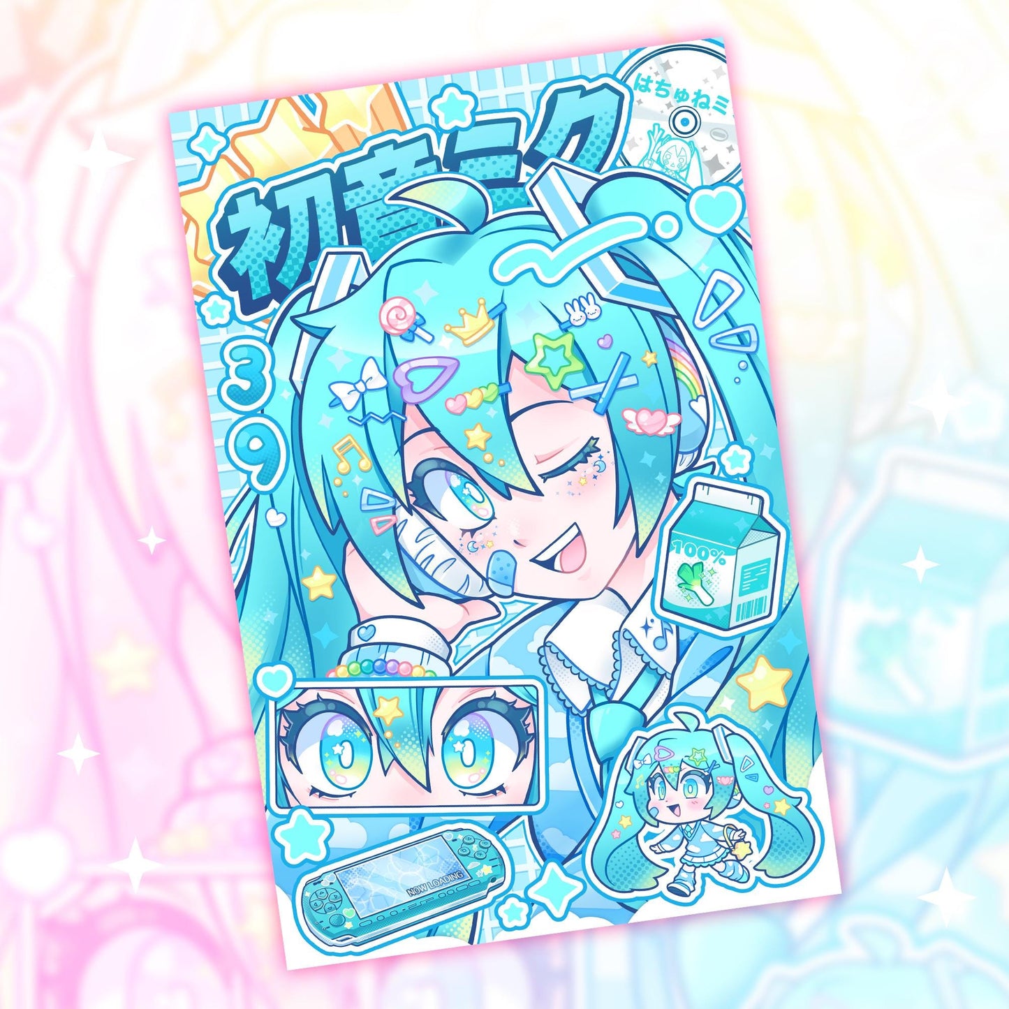 Decora Hatsune Miku Small Print - 5,5x8,5"