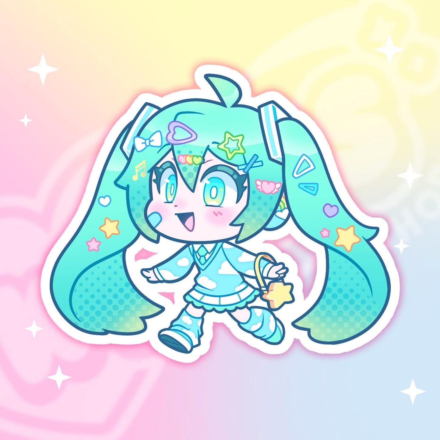 Vocaloid Stickers - Decora Miku & Teto
