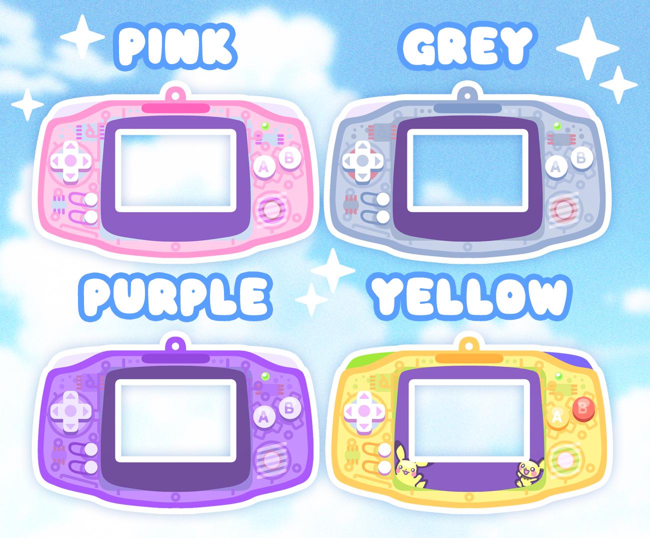 Customizable Gameboy Advance Keychains - Pokémon Sonic Zelda Hamtaro