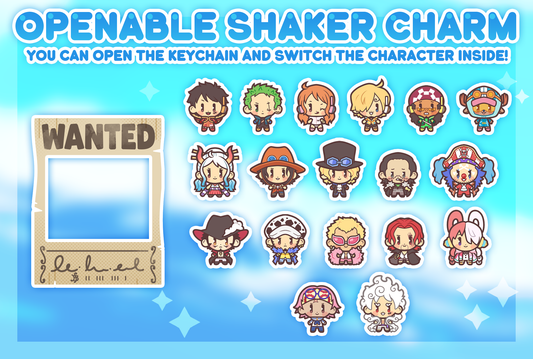 One Piece - Openable Shaker Keychain Charm